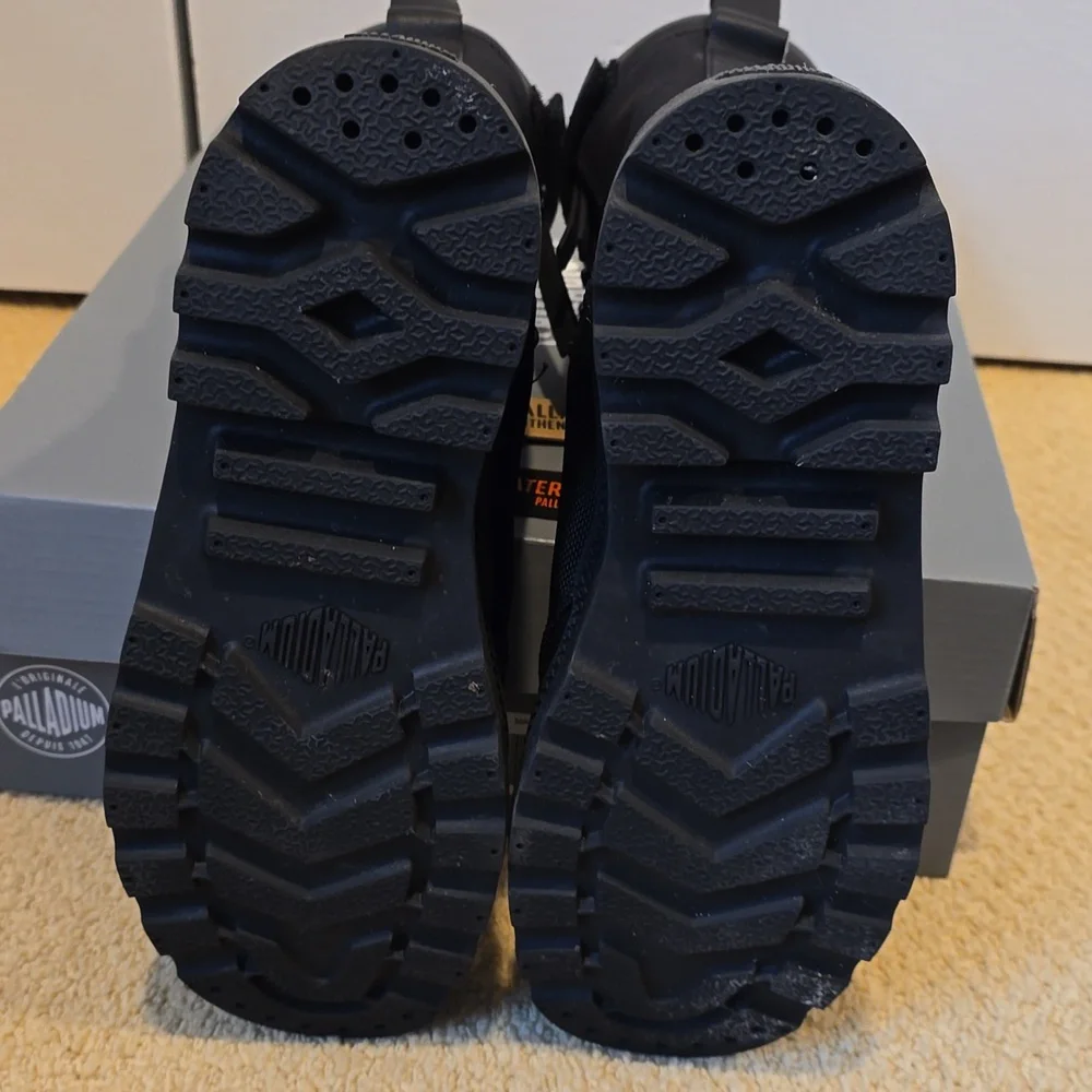Men's Black Tactical Ops Waterproof Boot - Picture 2 of 6